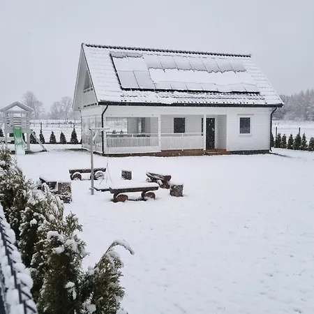 Fuledzki Bialy Domek - Mazury, Jacuzzi, Sauna, Gizycko Fuleda Exterior photo